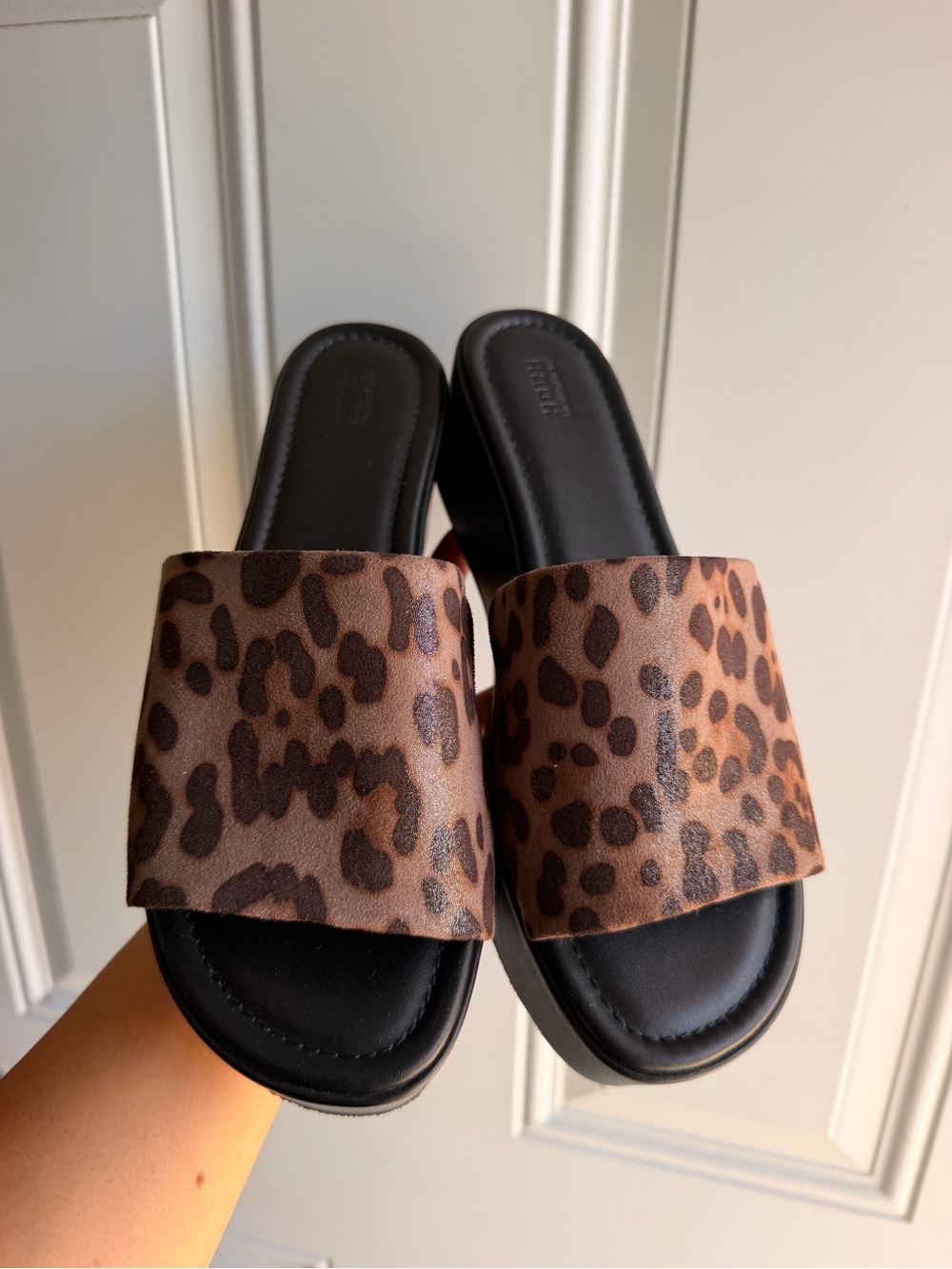 Leopard Print Platform Slide Sandals Size 9.5 – Nordstrom Rack